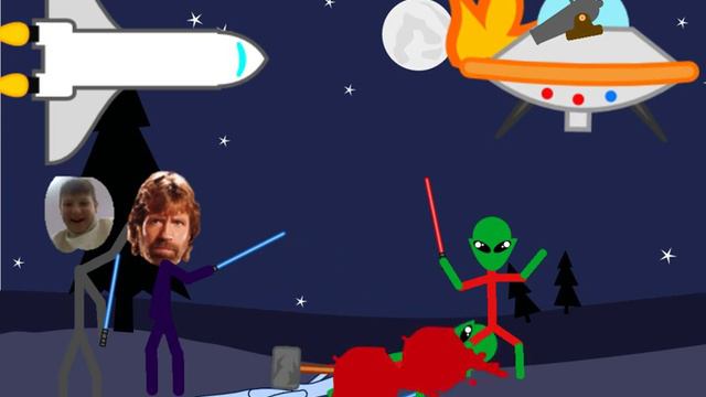 Супербитва Стаса против инопланетян! смотреть онлайн