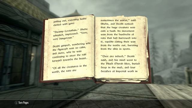 Skyrim Snowball reads ARGONIAN ACCOUNT book 4 смотреть онлайн