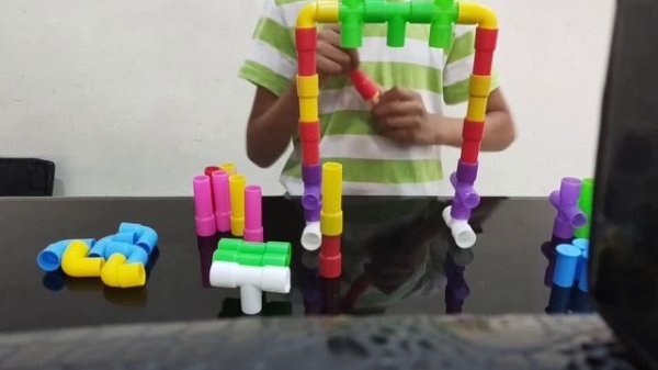 Making Swing Pipe Blocks | Building Blocks For Kids | Blocks Game For Kids