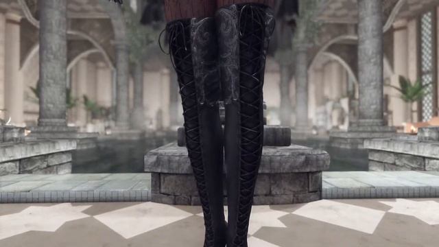 Skyrim SE COCO 2B Wedding Outfit смотреть онлайн
