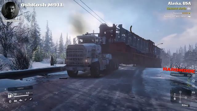 OshKosh M911, Transport Ponadgabarytowy, Alaska, USA