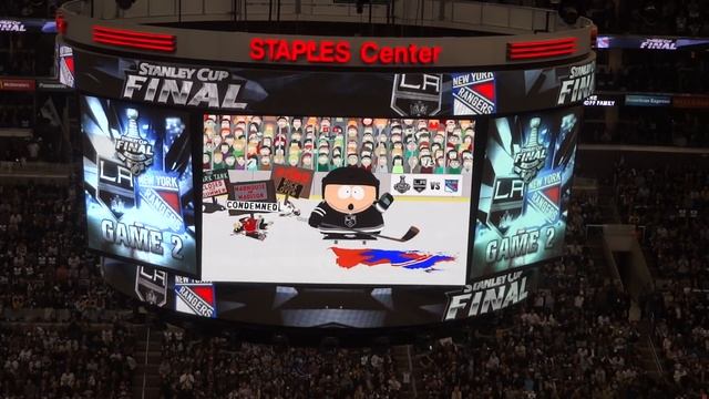 2014 Stanley Cup Final Game 2 - Kings South Park Video "Go Kings Go!" смотреть онлайн