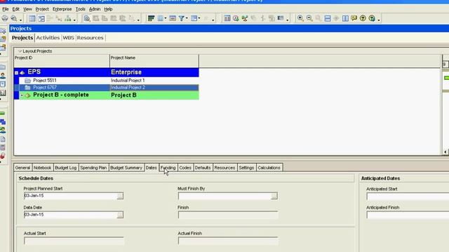 Primavera P6 View and modify information in Project Details смотреть онлайн
