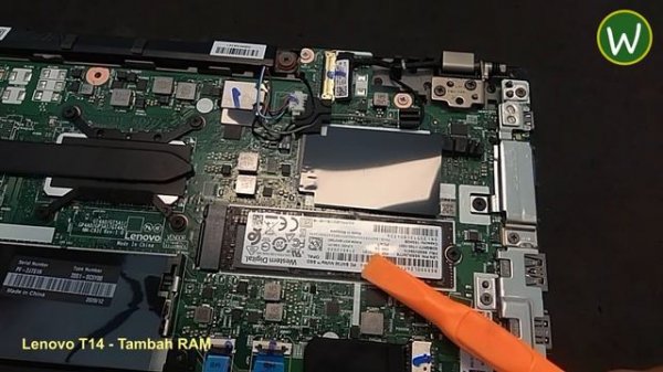Laptop Lenovo ThinkPad T14 Gen 1 (Intel) Tambah 32 GB RAM Upgrade Tutorial