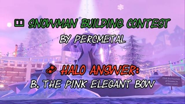 All 14 Fountain Story Halo Answers To Help You Win The Winter Halo 2021 in Roblox Royale High! смотреть онлайн