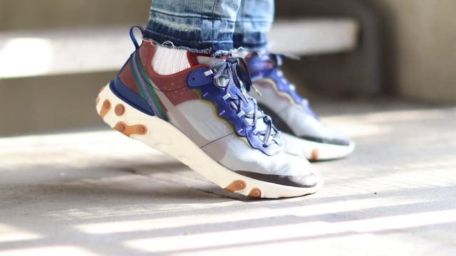 NIKE REACT ELEMENT 87 DUSTY PEACH REVIEW!!! SOLD OUT IN SECONDS смотреть онлайн