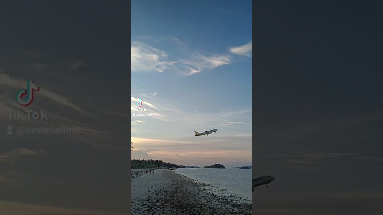 Airplane on the beach ️#AirplaneView #BeachChillVibes #travel #Planes #sunsetvideos #ILoveTheView смотреть онлайн