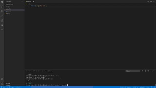 Git tutorial 7: Creating, switching, renaming, deleting Git branches смотреть онлайн