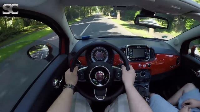 Fiat 500C 1.2 (2016) - POV City Drive (Top open) смотреть онлайн