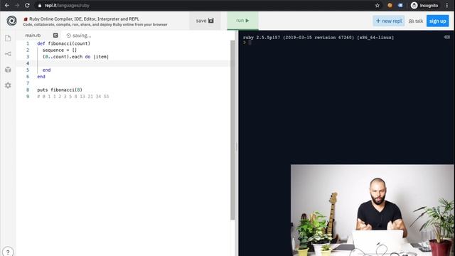 Day 16 of 30 - Ruby Coding Challenge - Even Fibonacci смотреть онлайн