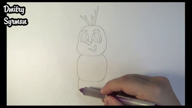 How to draw a snowman, christmas stuff, Как нарисовать снеговика смотреть онлайн