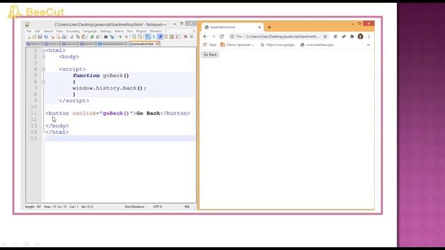 History Object in JavaScript смотреть онлайн