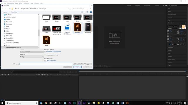 From Adobe Illustrator to After Effects 2019 in 60 seconds | Vector Logo Icon Animation Tutorial смотреть онлайн