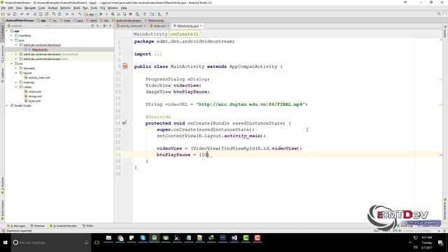 Android Studio Tutorial - Streaming Video смотреть онлайн