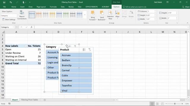 Adding Filters to Pivot Tables in Microsoft Excel | Everyday Office 038 смотреть онлайн