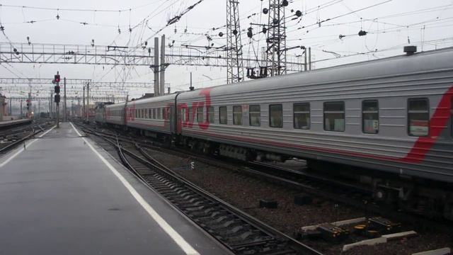 ЧС7-226 с поездом"Соловей"СПб-Курск/CHS7-226 смотреть онлайн