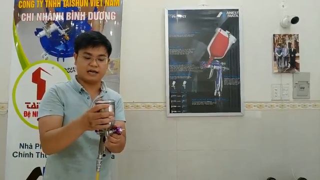 Súng phun sơn Kiwami1 13B10 Anest Iwata 12 lỗ xé sơn. Bắn màu ô tô mịn nhất trong các súng cốc ngan смотреть онлайн