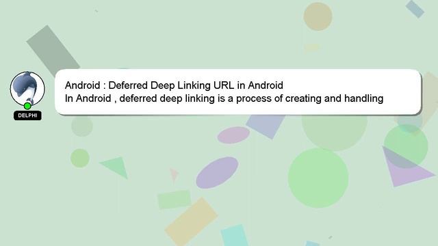 Android : Deferred Deep Linking URL in Android смотреть онлайн