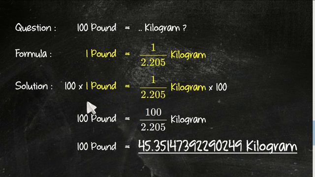 100 Pounds In Kg