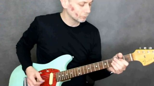 Fender Mustang made in Japan, Kurt Cobain Nirvana guitar style смотреть онлайн