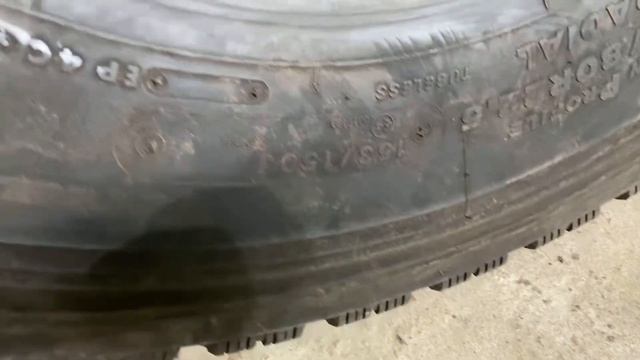 Одиночка 295/80 22.5 Bridgestone W910. Грузовые шины б/у . Шлиссельбург смотреть онлайн