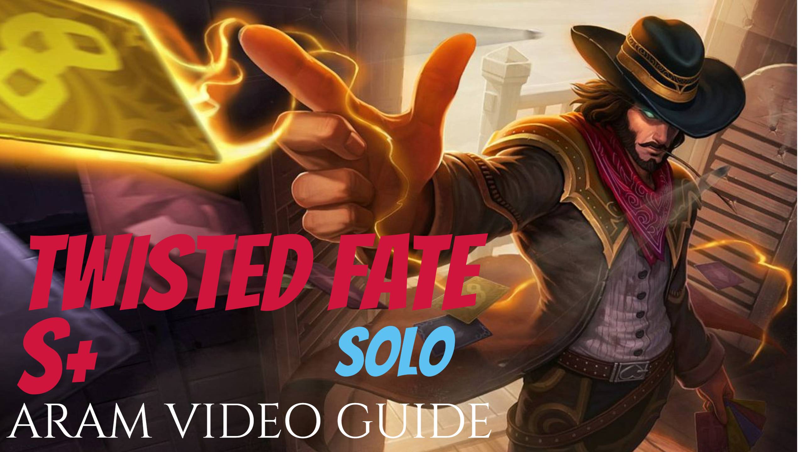 Twisted Fate S+ ARAM VIDEO GUIDE(no comment) - ТВИСТЕД ФЕЙТ С АРАМ ВИДЕО ГАЙД смотреть онлайн