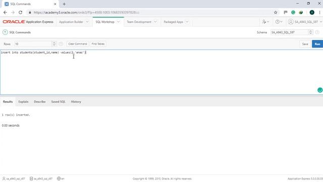 Oracle APEX Tutorial 03 - Select, Insert, Update, and Delete Rows in a Table Using SQL смотреть онлайн