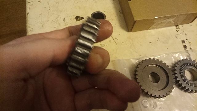 Шестерни кикстартера Yx140 - Zs155 взаимозаменяемы