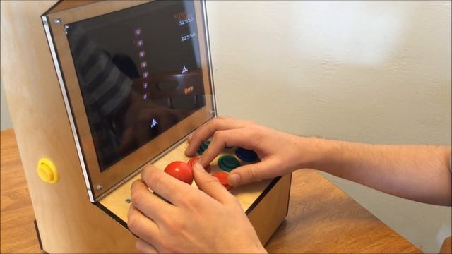 My Bartop Arcade Cabinet powered by a Raspberry Pi with iPad 2 LCD and running RetroPie смотреть онлайн