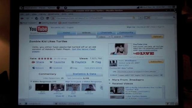 Flash Player 10 on 64bit Linux смотреть онлайн