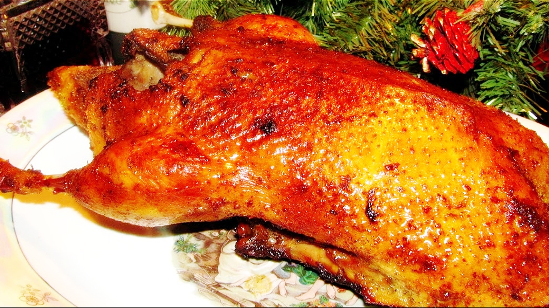 Скоро НОВЫЙ ГОД. Как правильно приготовить гуся . Гусь запеченный в духовке. смотреть онлайн