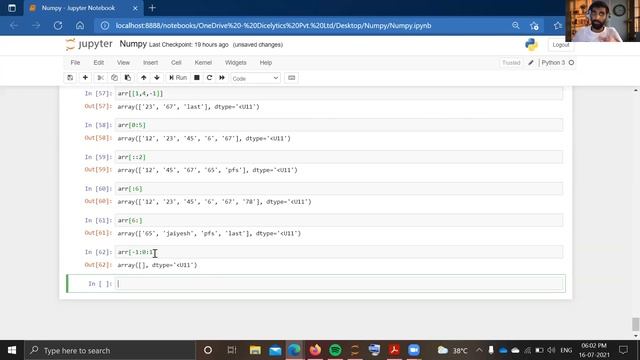Lecture 8 : Numpy 5: Array Slicing (1-D arrays) | Data #Analysis & #MachineLearning | #Python смотреть онлайн