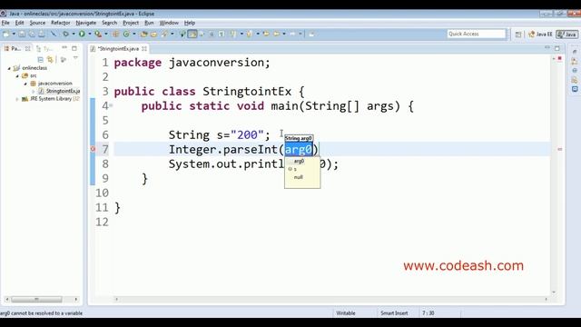 String to int conversion in java | How do I convert a string to an int in Java смотреть онлайн