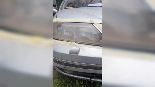 Восстановление желтых фар своими руками Renault Laguna 2 смотреть онлайн