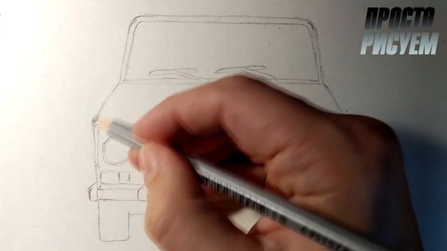 Как Нарисовать ВАЗ-2106, Рисунки для начинающих и детей #drawings смотреть онлайн