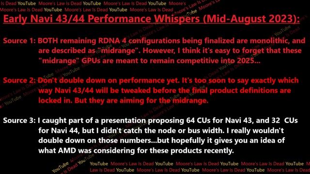 AMD RDNA 4 Strategy Leak: Don’t Underestimate Navi 43 (+ Nvidia GA106 Oversupply Update) смотреть онлайн