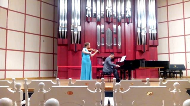 Л. В. Бетховен - Соната для скрипки №5 (Весенняя). Анастасия Мартынова.