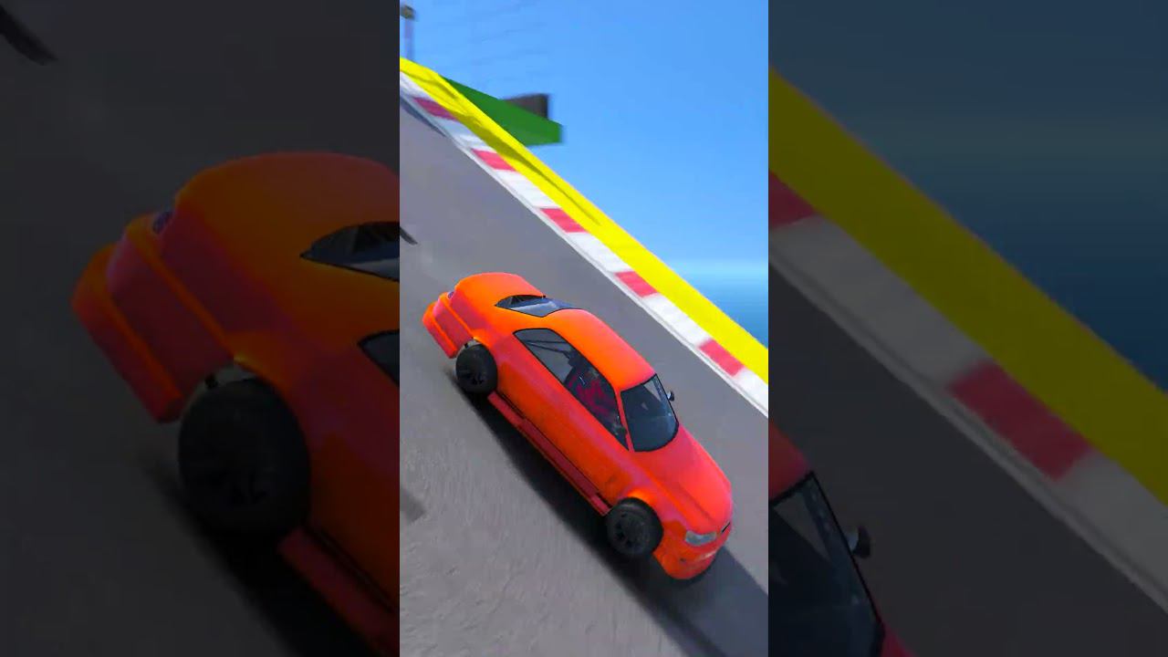 КАК ВЫСОКО В НЕБО УЛЕТИТ ЧИТ ТАЧКА С ОГРОМНОГО ТРАМПЛИНА? ПРЫЖКИ В ВЫСОТУ ГТА 5! #shorts смотреть онлайн