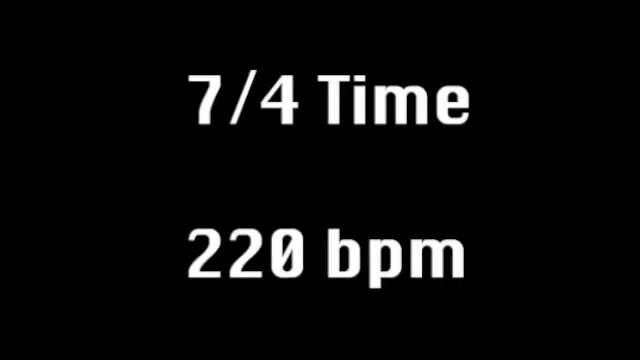 7/4 Metronome - 220 BPM смотреть онлайн