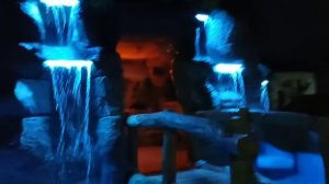 Обзор пещера беседка водопад из арт бетона!