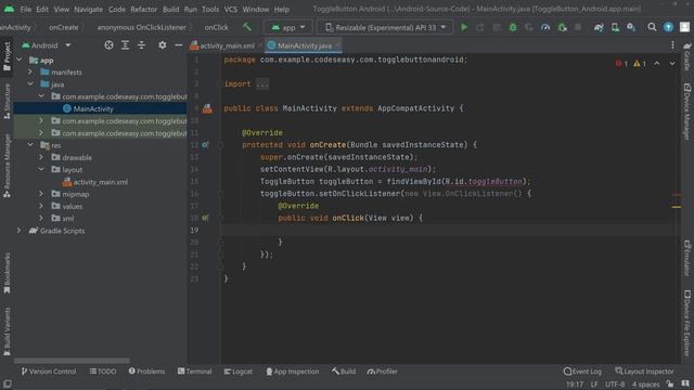 How to Implement ToggleButton in Android смотреть онлайн