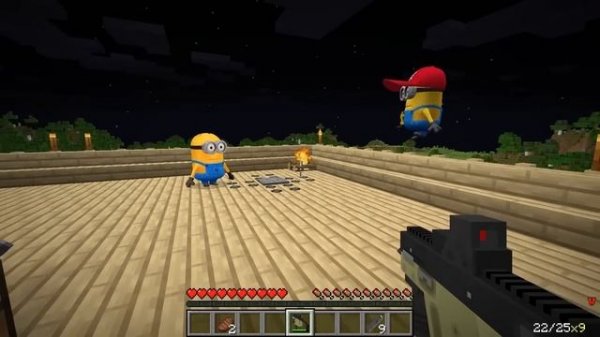 SIX MONSTERS & NEXTBOTS vs UNDERGROUND BASE of Minions in minecraft - Challenge gameplay