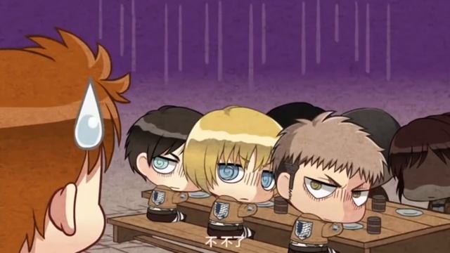 [ENG SUB] Attack on Titan Season 3 Chibi Chimi Character Koma Theater - Survey Corps ~ Levi Squad смотреть онлайн