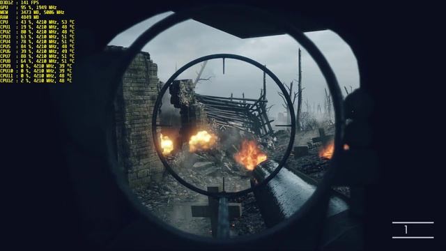 Xeon x5660 + GTX 1080ti on CoD WWII, BF1, Crysis3 and Rise of the TR 1080p Ultra смотреть онлайн