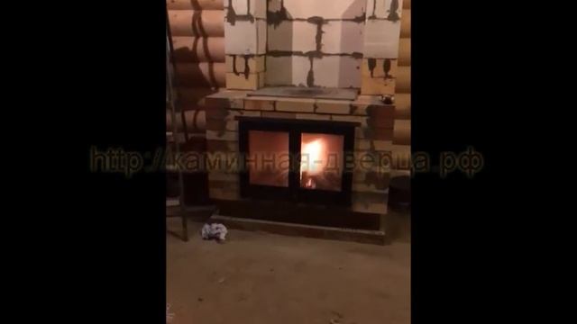 Мастерская каминных дверей - дверь для камина двустворчатая смотреть онлайн