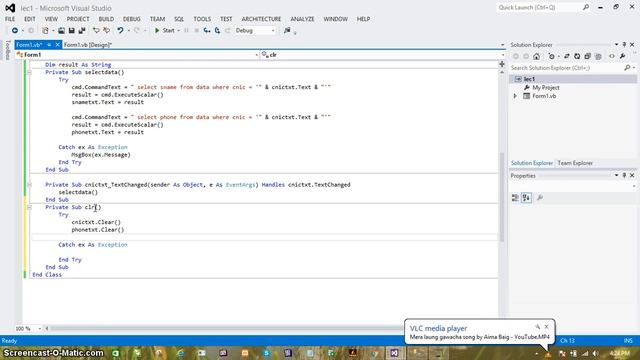 Delete and update values in tables through vb net form смотреть онлайн
