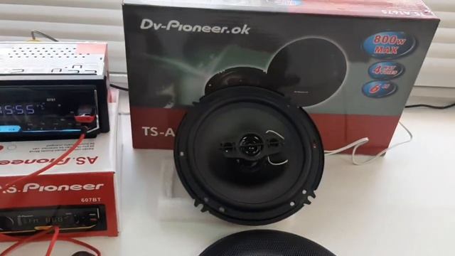Магнитола Pioneer + колонки 13" и 16" смотреть онлайн