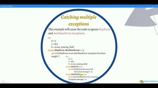 30. Exception Handling in Python || Python Tutorial || By Arihant Jain || Study Material смотреть онлайн