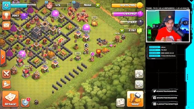 How to Play TH 9 F2P | New Town Hall 9 Let's Play in Clash of Clans смотреть онлайн