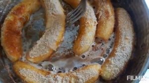ЖАРЕНЫЕ БАНАНЫ/ЧТО МОЖНО ПРИГОТОВИТЬ С ПРОСРОЧЕННЫХ БАНАНОВ